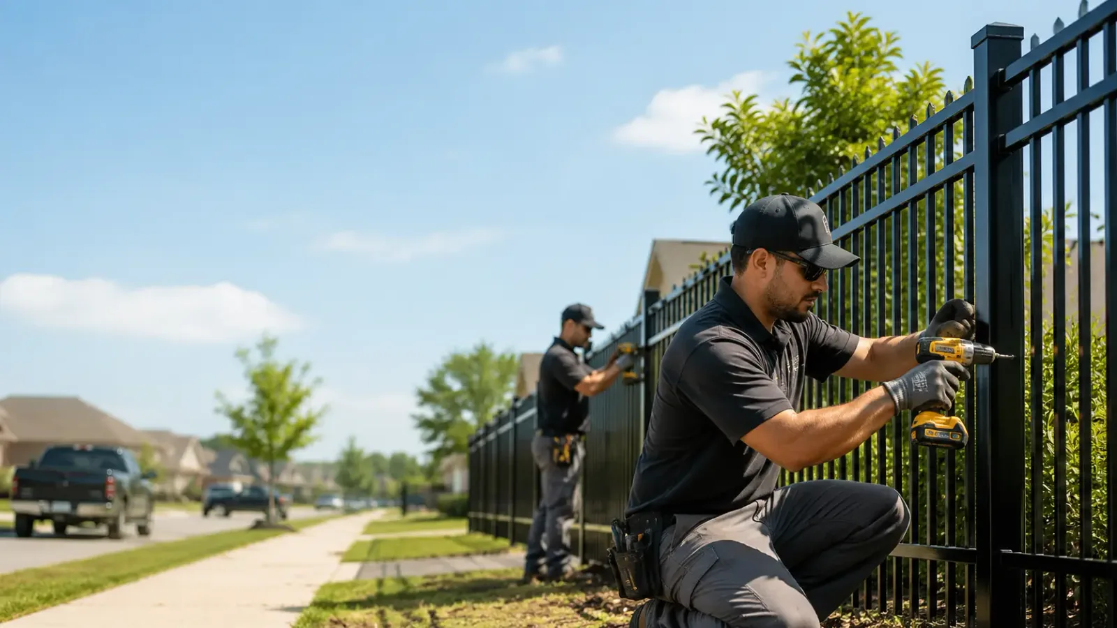 Metal Fence Installation in Pisek, ND